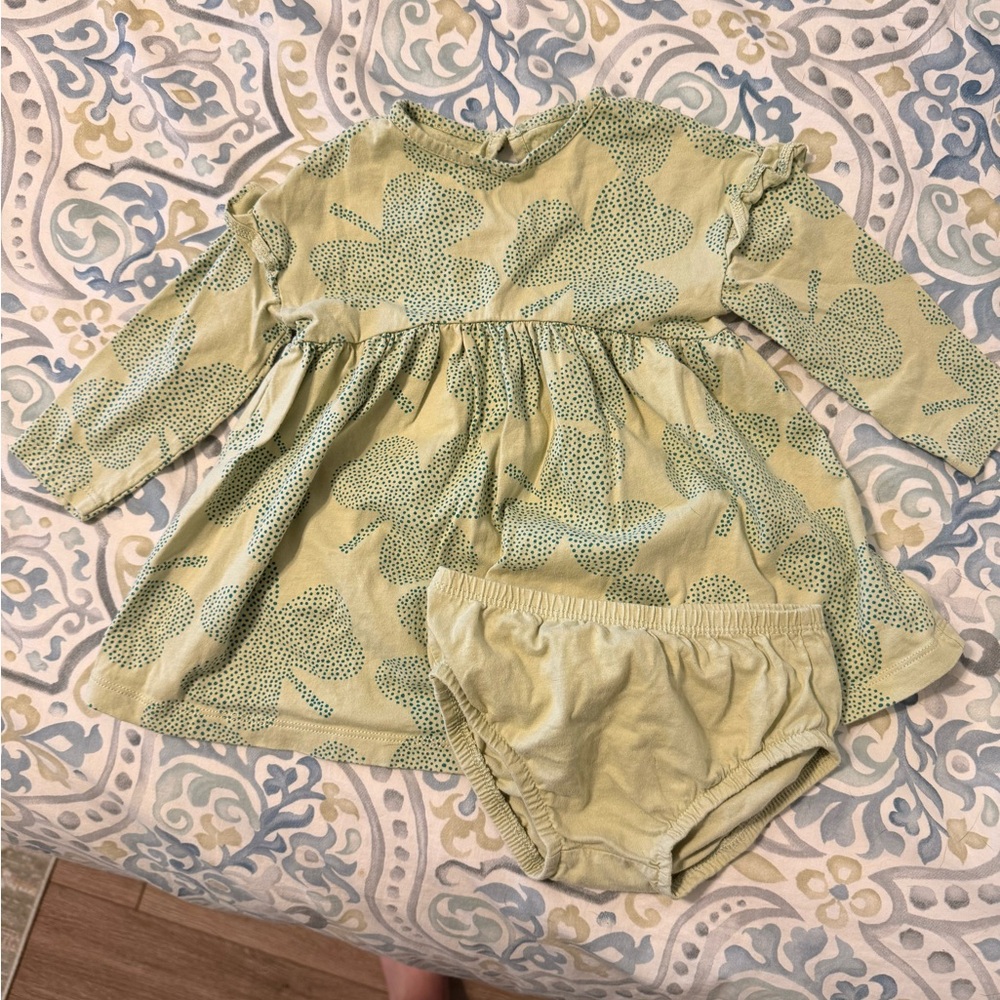 Carter's Green Polka Dot Baby Dress